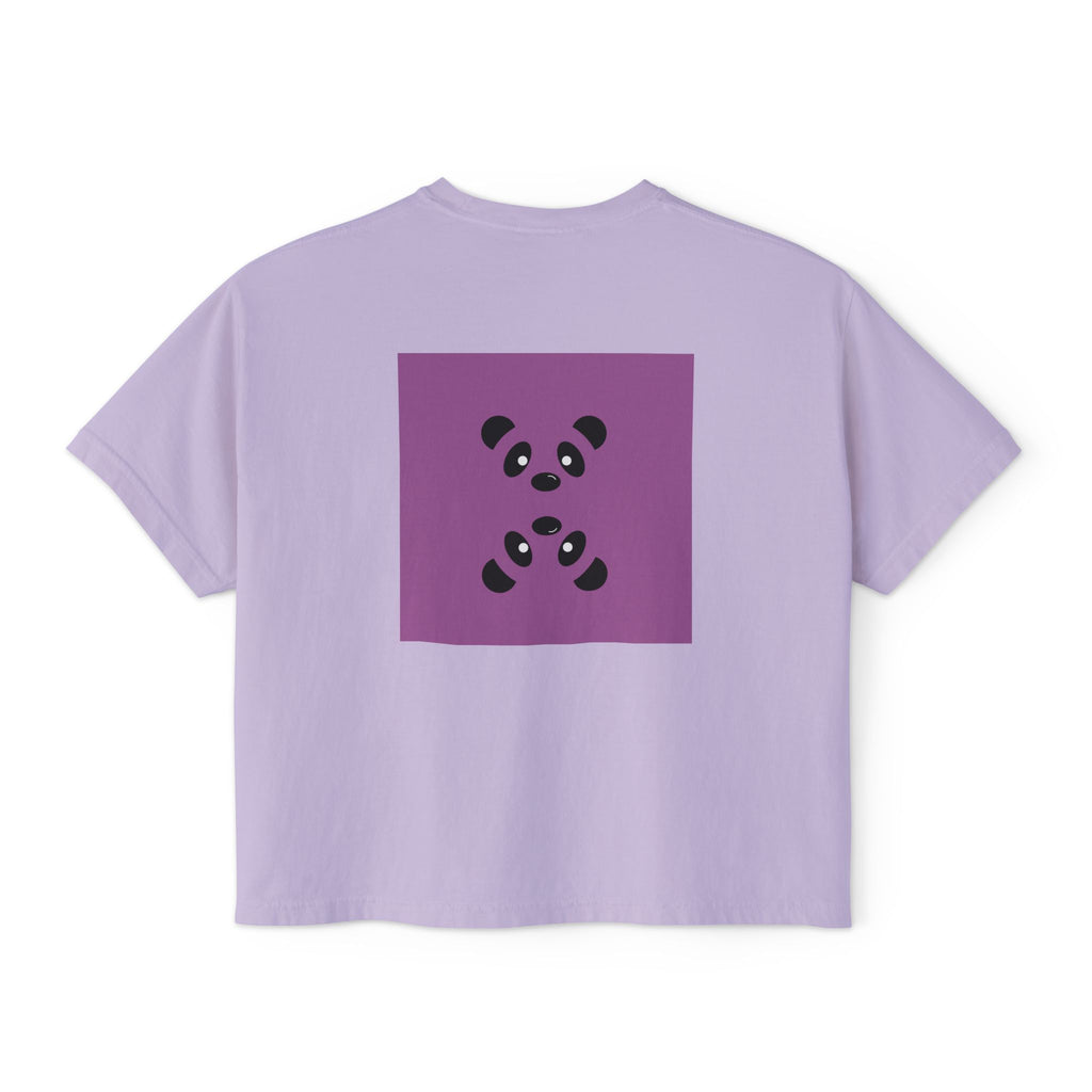 Boxy Tee -Lazy Panda Design