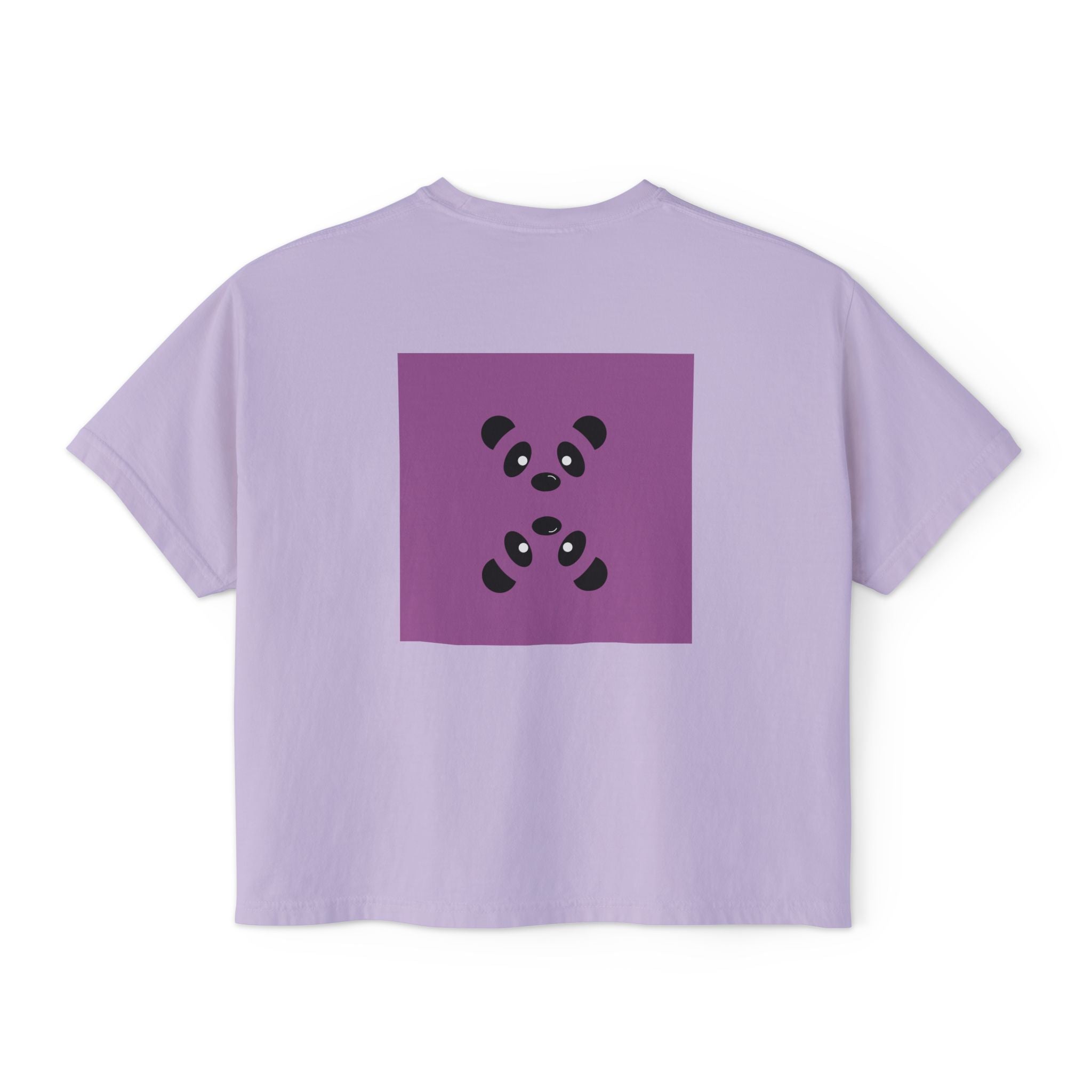 Boxy Tee -Lazy Panda Design