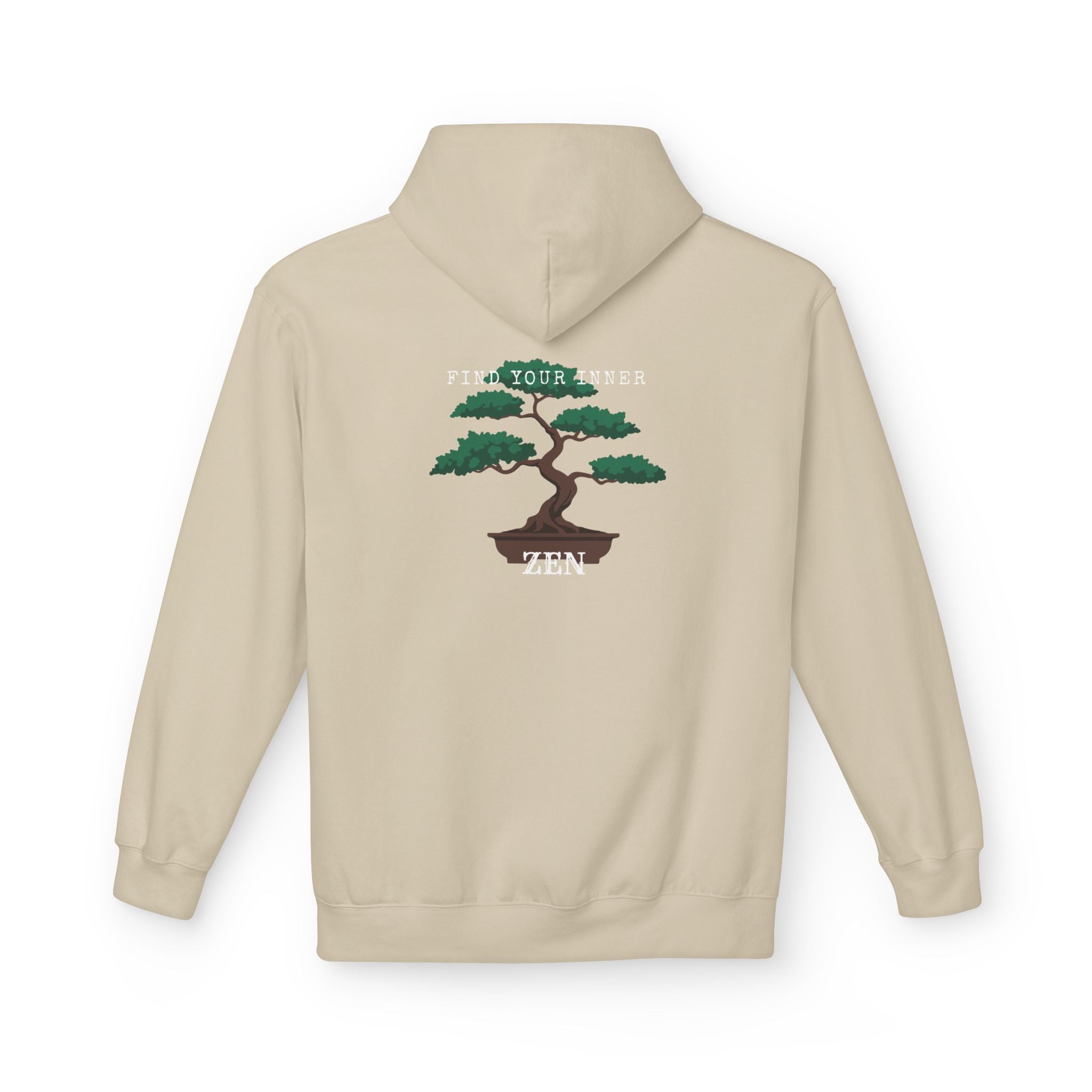 Zen Garden Fleece Hoodie | Unisex Comfort