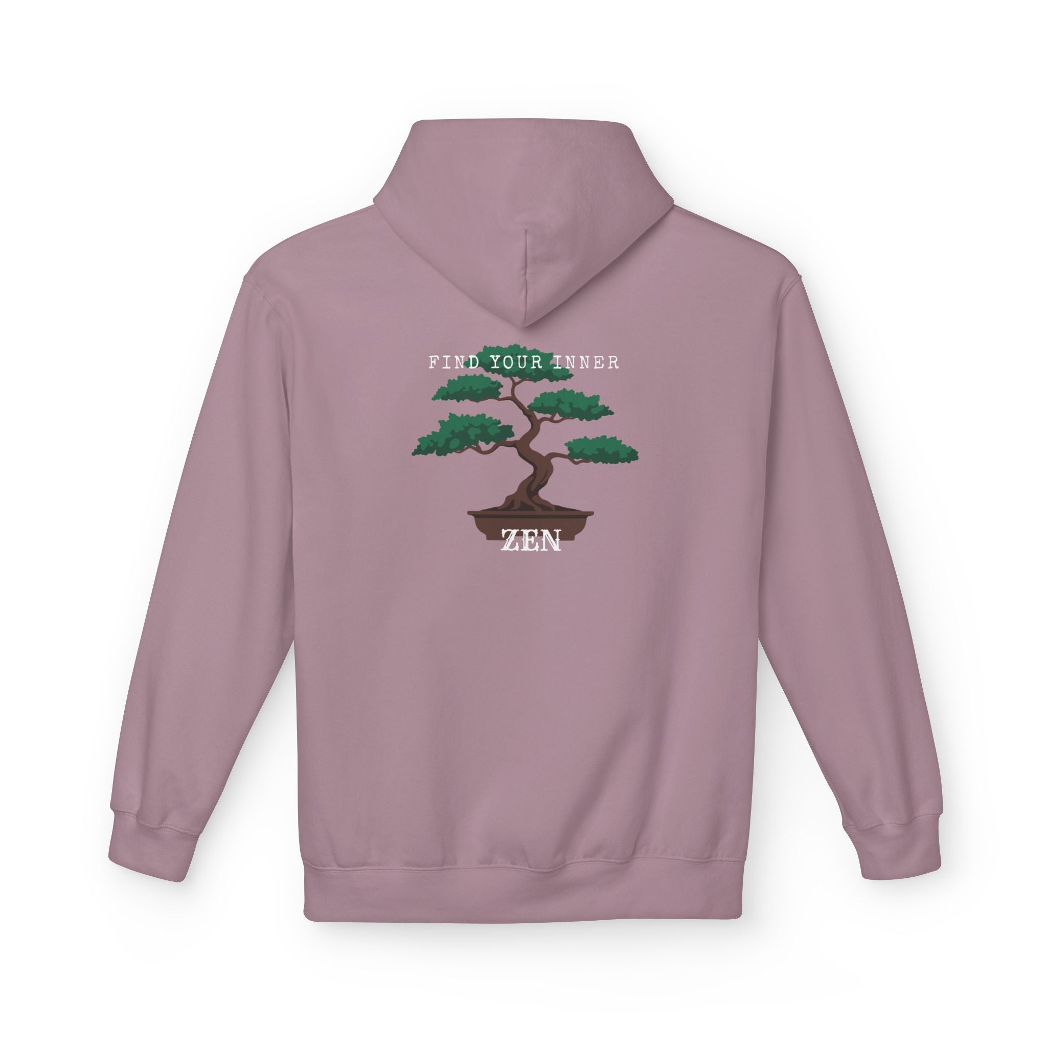 Zen Garden Fleece Hoodie | Unisex Comfort