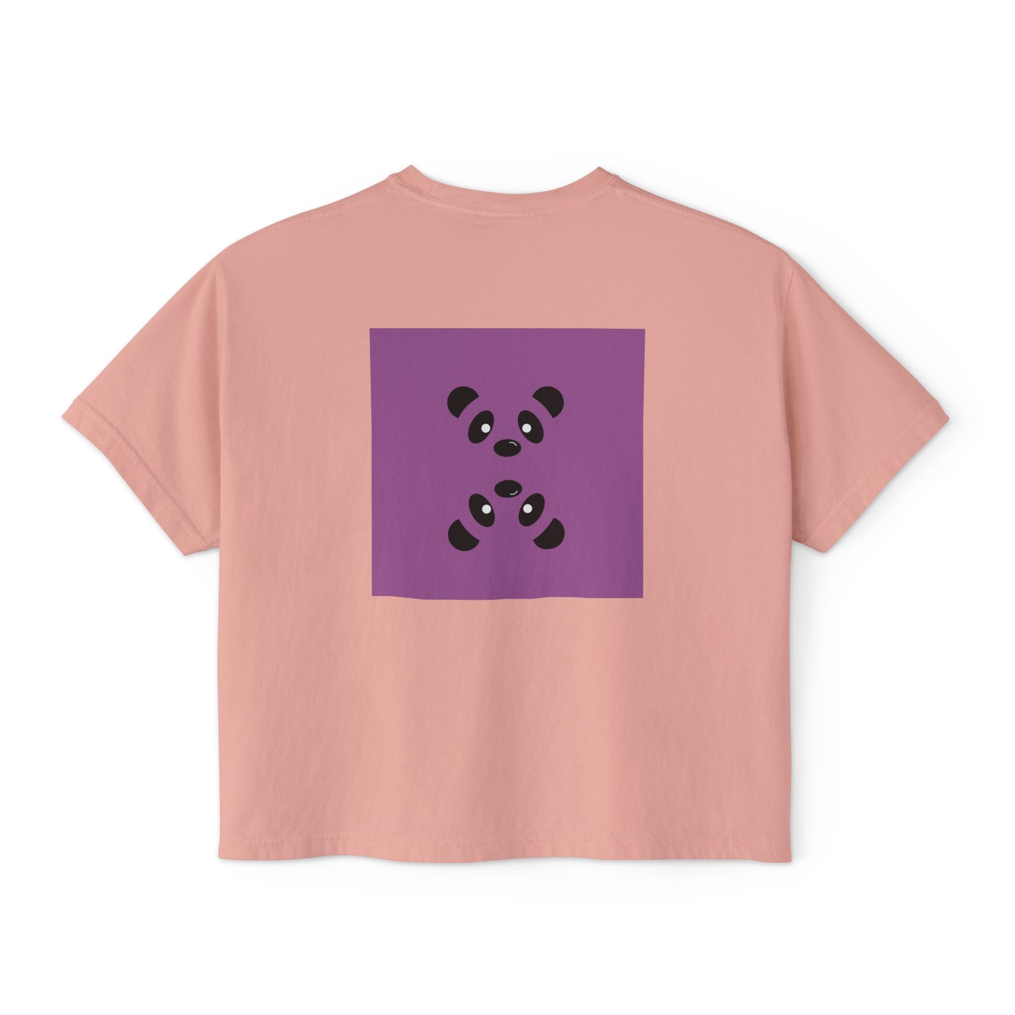Boxy Tee -Lazy Panda Design