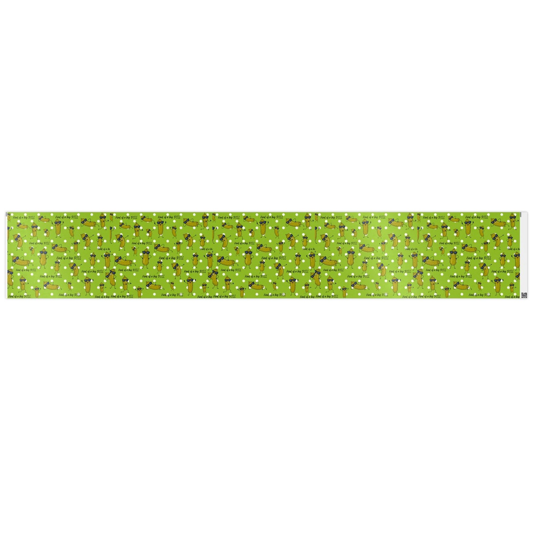 Pickle Lover Wrapping Paper – Cute Dill Pickle Pattern Gift Wrap