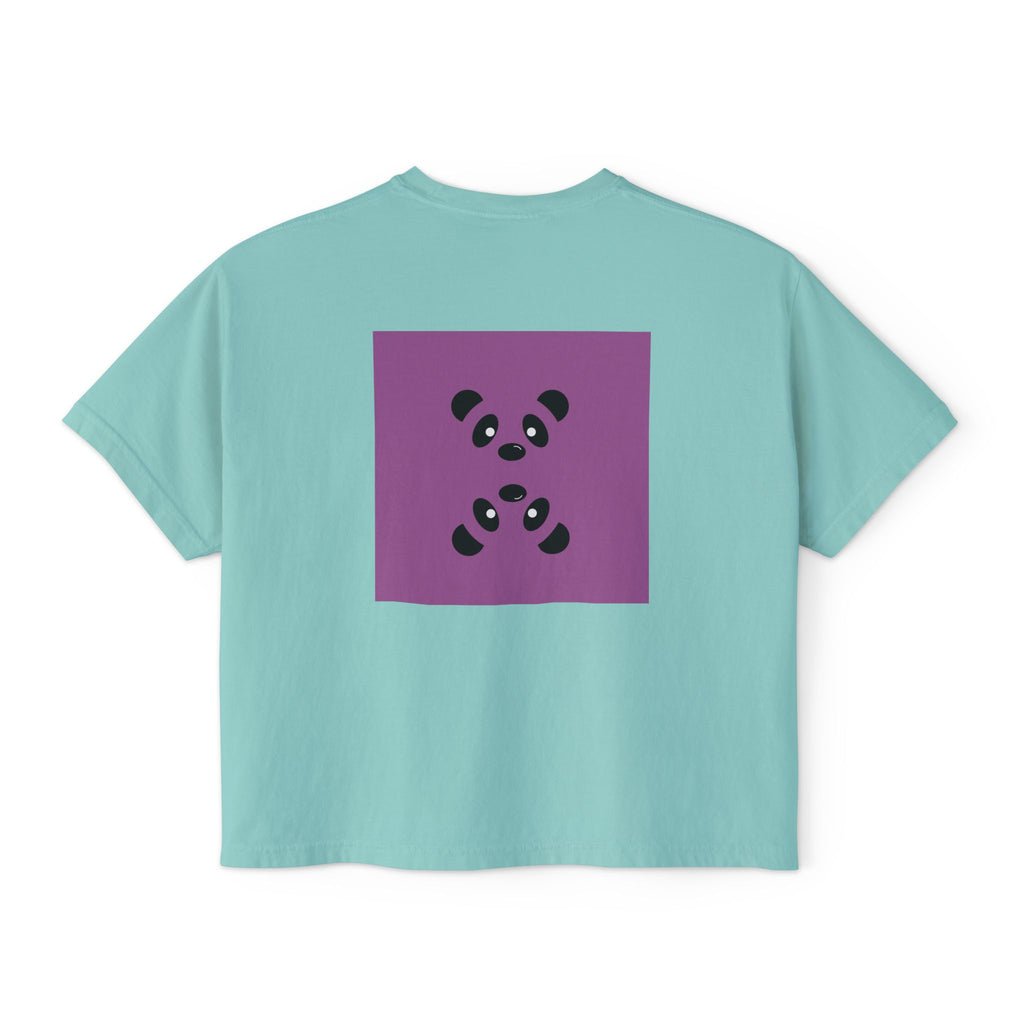 Boxy Tee -Lazy Panda Design