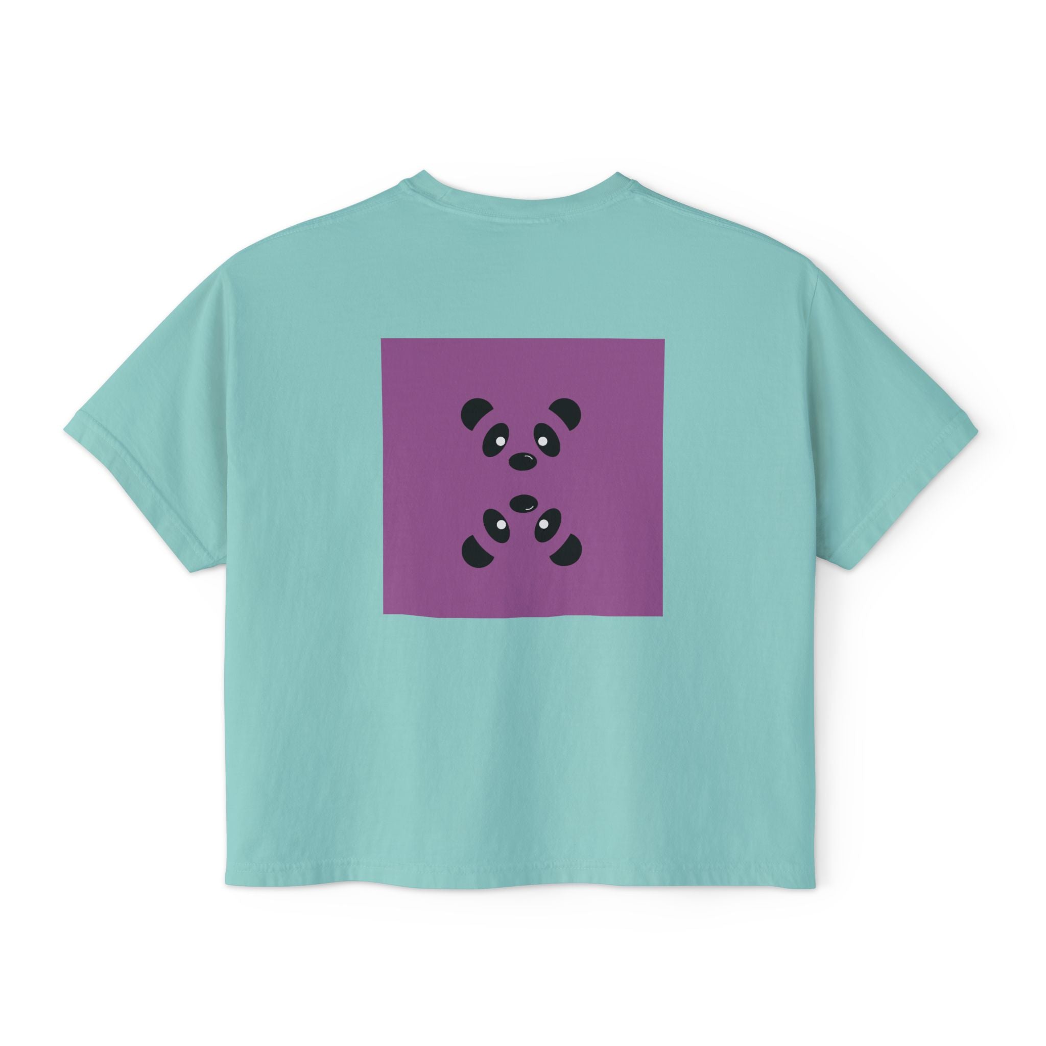 Boxy Tee -Lazy Panda Design
