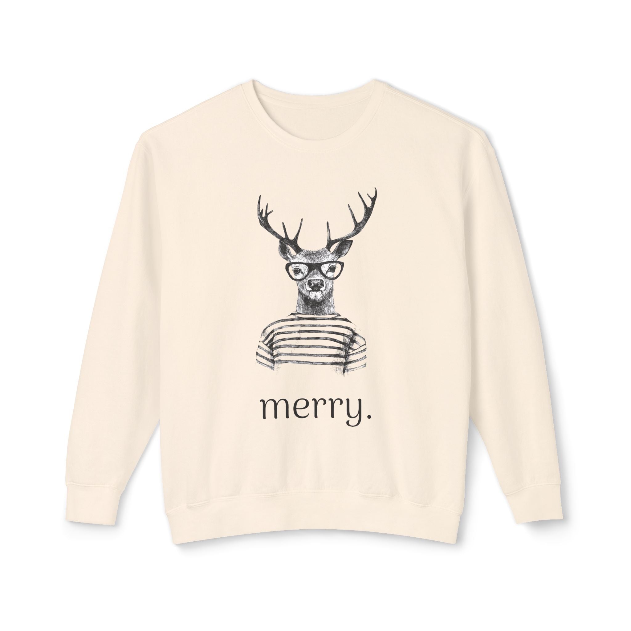 Merry Reindeer Graphic Sweatshirt
