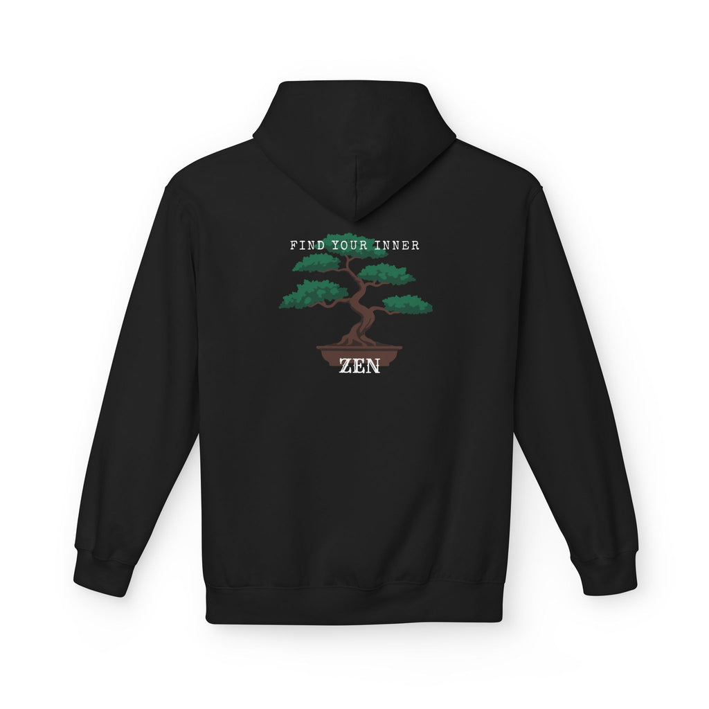Zen Garden Fleece Hoodie | Unisex Comfort