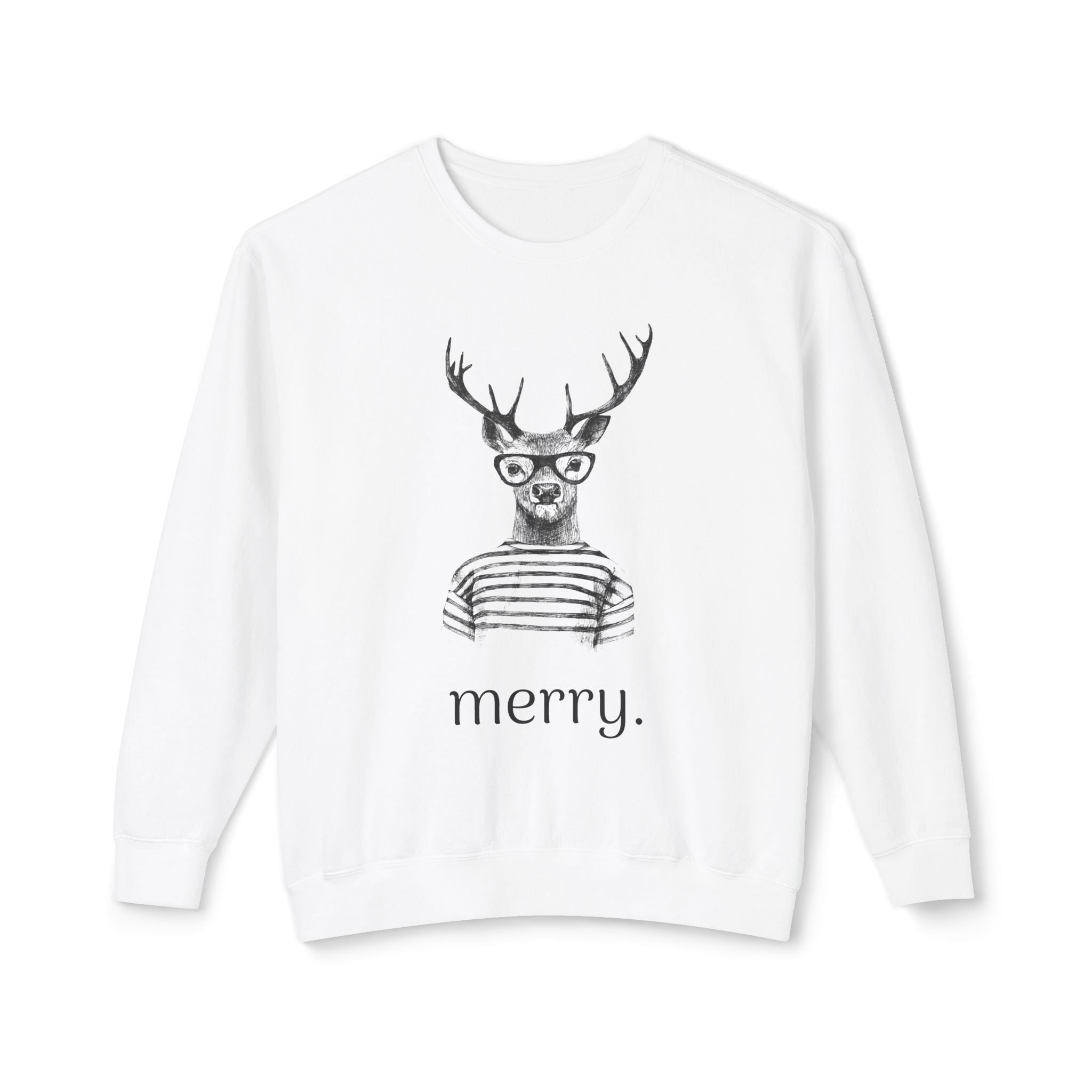 Merry Reindeer Graphic Sweatshirt
