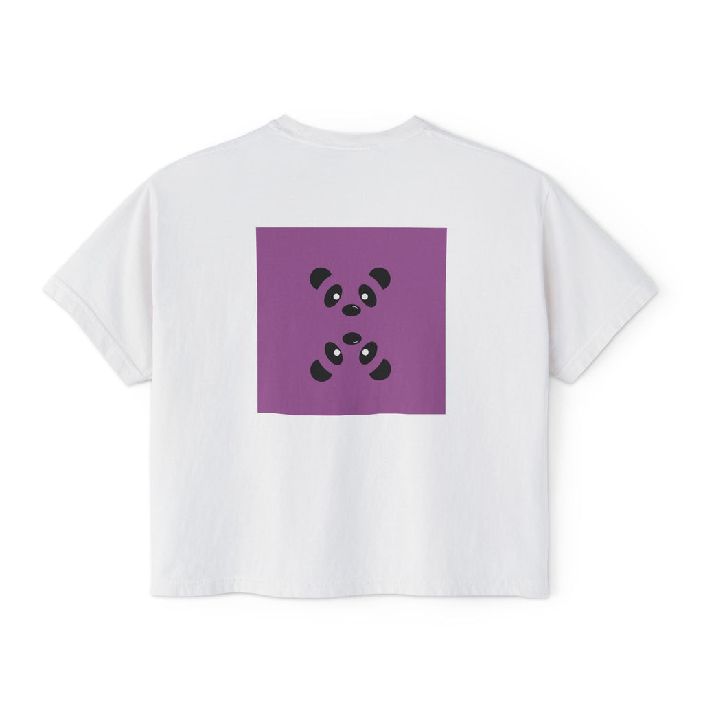 Boxy Tee -Lazy Panda Design