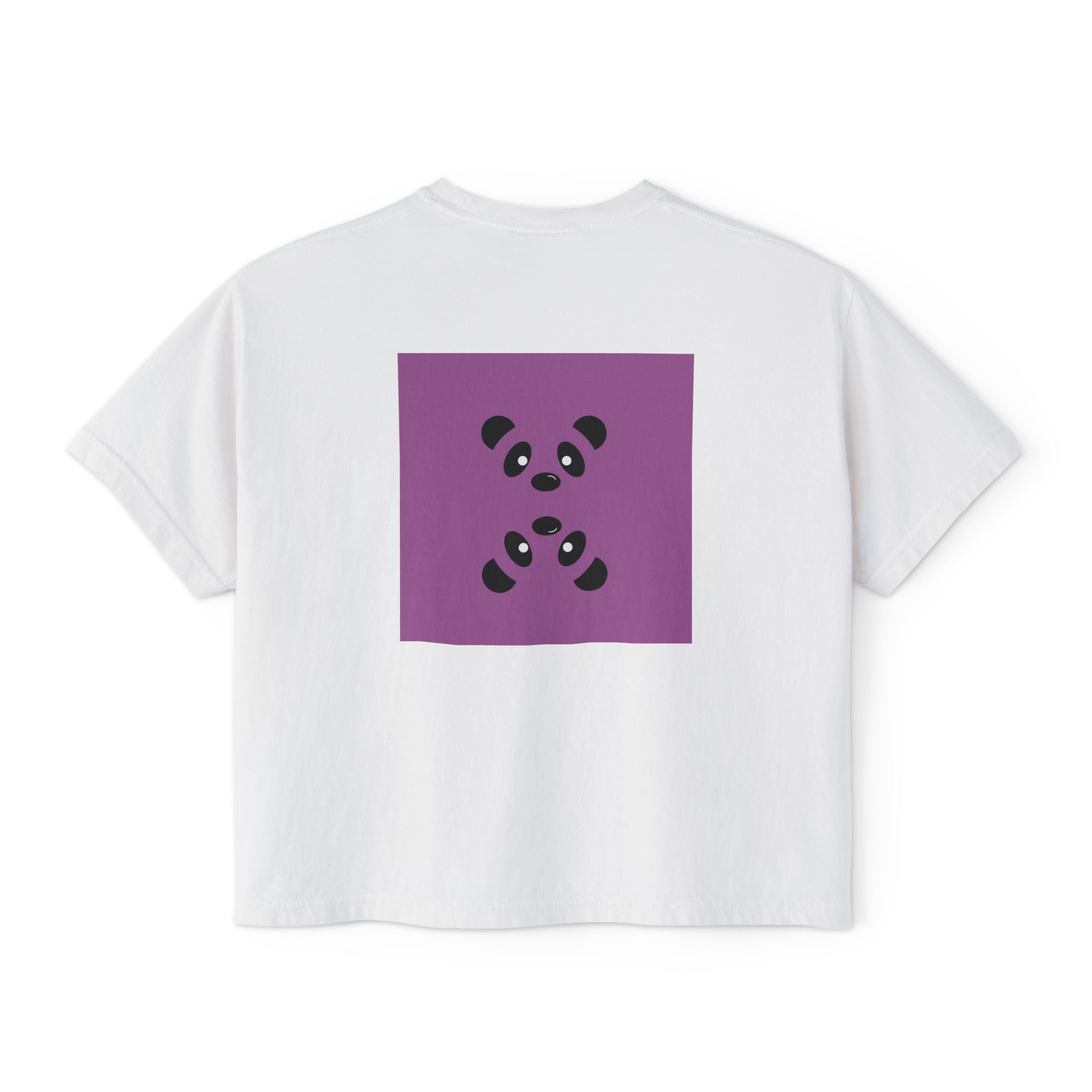 Boxy Tee -Lazy Panda Design