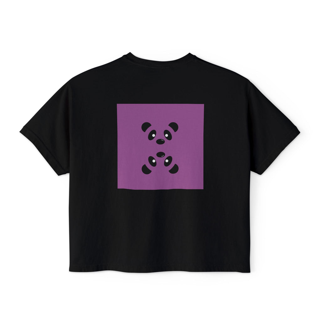 Boxy Tee -Lazy Panda Design