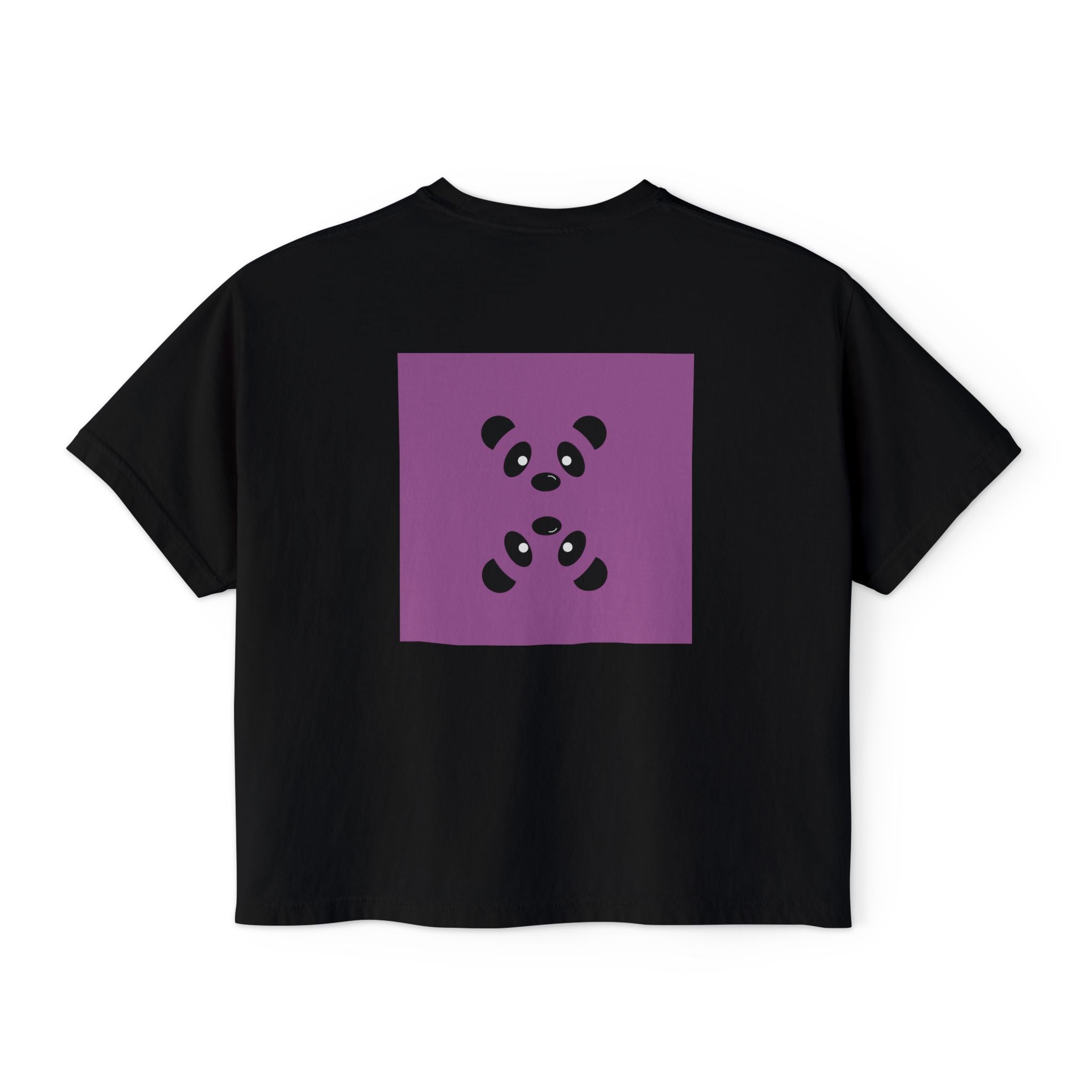 Boxy Tee -Lazy Panda Design