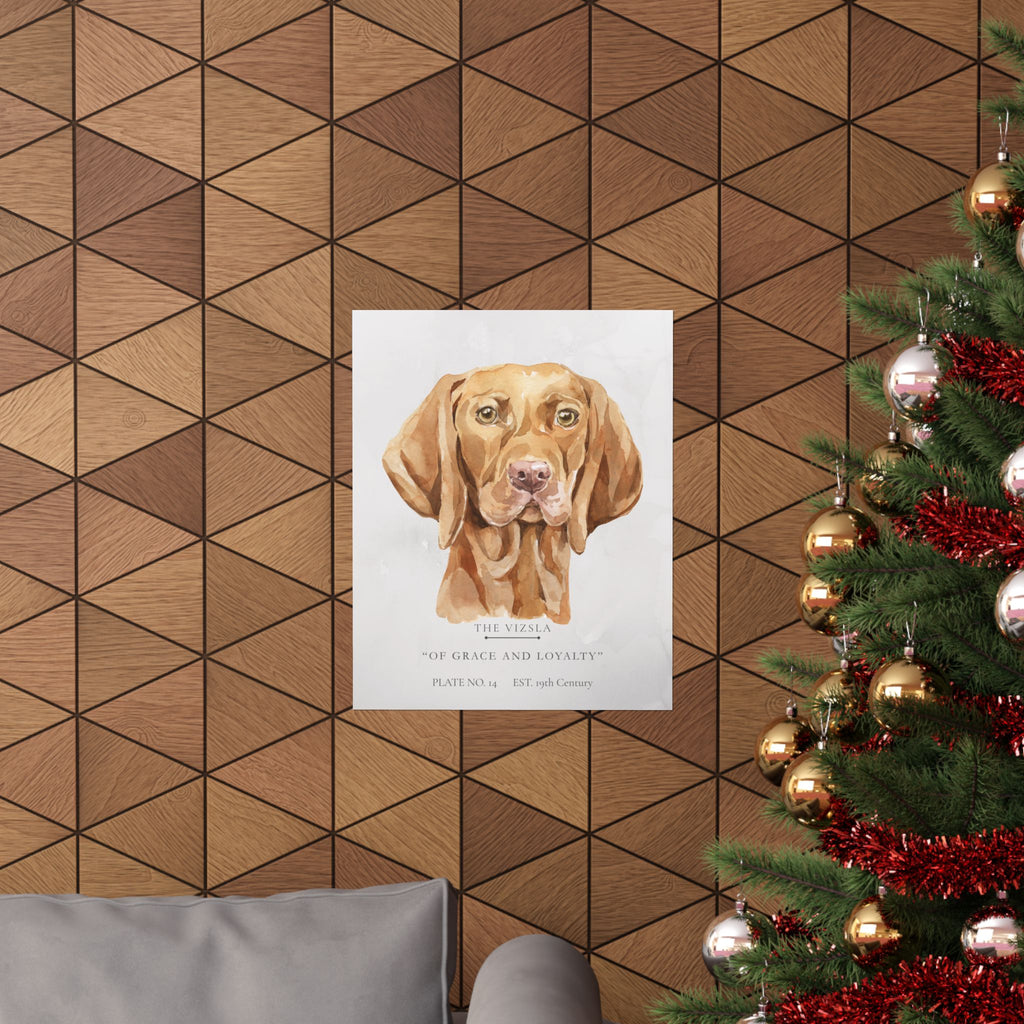 Vintage Dog Collection- Vizsla Matte Print