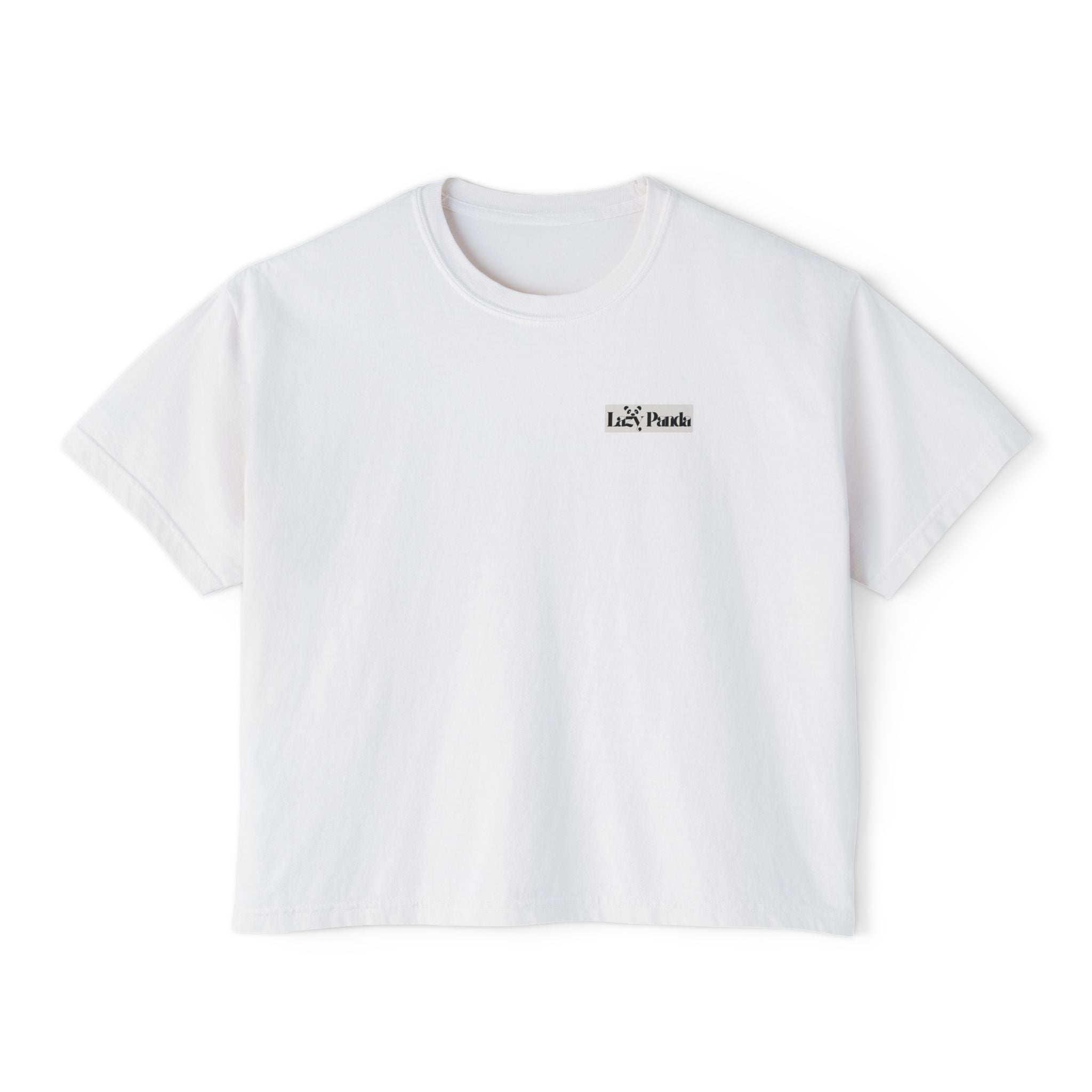Boxy Tee -Lazy Panda Design