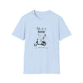 Life Is a Ride Scooter Graphic T-Shirt — Vintage Couple Scooter Tee